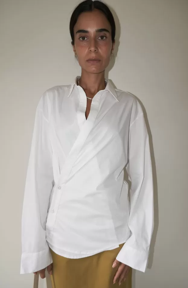 Tops & Shirts*Musier Paris asymmetrical shirt keren Blanc/White