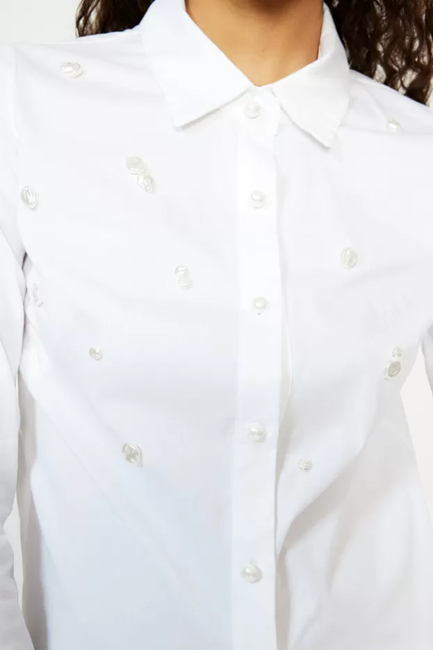 Tops & Shirts*Musier Paris beaded shirt rys White