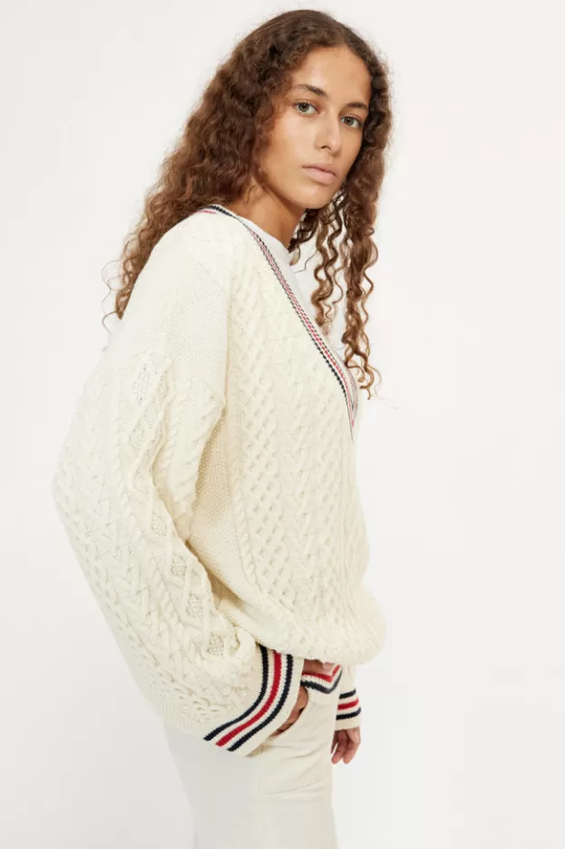 Sweaters & Cardigans*Musier Paris cricket sweater Ecru