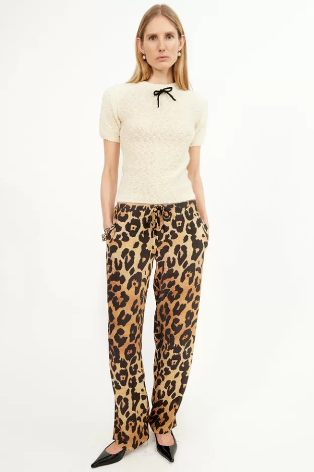 Pants & Shorts*Musier Paris leo-printed pants wild Leopard