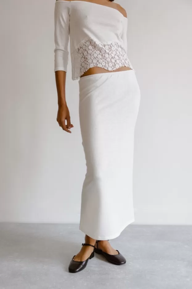 Skirts*Musier Paris Pantelleria long skirt in jersey