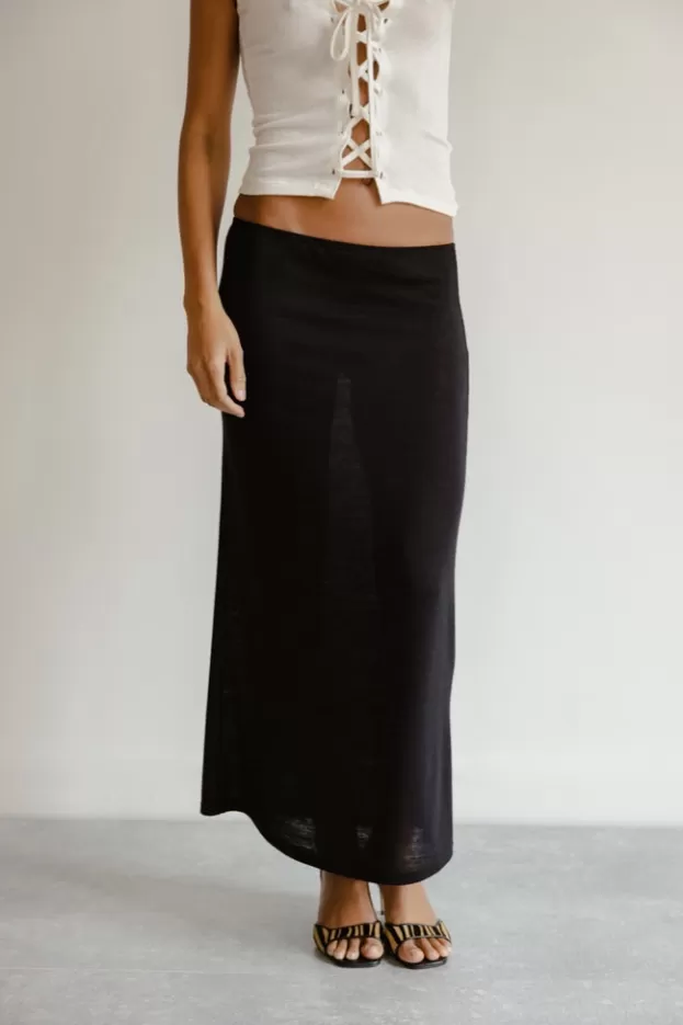 Skirts*Musier Paris Porquerolles long skirt in jersey